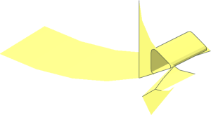 ~Wheel 14 x 54 with 4 Spokes with Integral Tyre Auxiliary Hole Npeghole