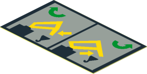 Sticker  1.1 x  1.9 with Crane Jib Instructions