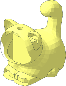 ~Animal Cat Chubby Sitting without Patternable Areas