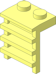 Plate  1 x  2 with Ladder