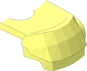 ~Minifig Armour with Shoulder Pads Half