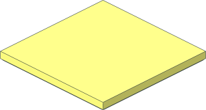 Tile  6 x  6 with Rounded Underside Corners