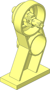 Figure Leg Mecha  2 x  4 x  6.333 Right with Friction Pin