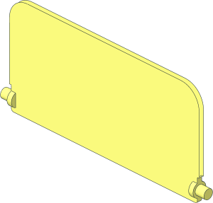 ~Windscreen  9 x  5 with Double Curved Bar - Glass