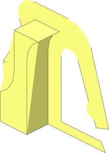 ~Minifig Hips SMART Play Tag Latch Quarter