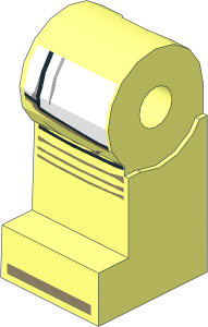 Minifig Leg Right with SW Luke Skywalker Tunic and Belt Pattern