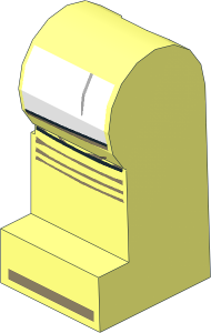 Minifig Leg Left with SW Luke Skywalker Tunic and Belt Pattern