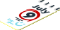 Sticker  1.8 x  0.8 with "July" and Red Circled "9"