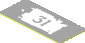 Sticker  0.8 x  1.8 with "31" on House Number Plate