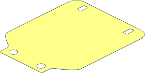 Canvas Roof Fiat 500 - Flat