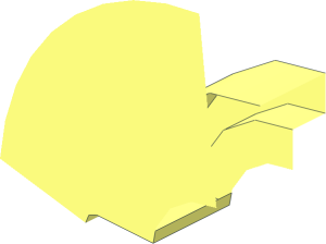 ~Technic Gear 20 Tooth Bevel with Two Axlehole Slots - 1/4