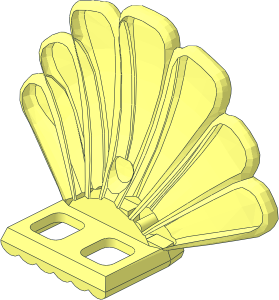 ~Minifig Tail Peacock without Patternable Surfaces