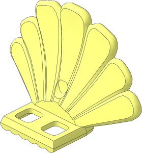 Minifig Tail Peacock