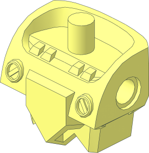 ~Minifig Body with Armour and Studs on Back