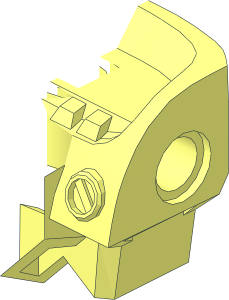 ~Minifig Body with Armour and Studs on Back Half