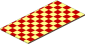 Blanket with Red Checkered Pattern (Formed)