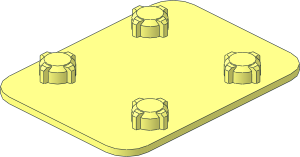 ~Electric Light and Sound Brick  2 x  4  x  1.667 SMART Play Top Fairing