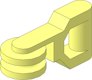 Minifig Zip Line Handle without Indent (Needs work)