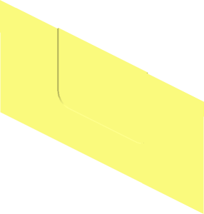 ~Duplo Train Cab / Tender Base Front and Back  Patternable Surfaces