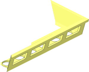 ~Duplo Wagon Body  4 x  6 with Sloped Sides - Half