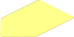 ~Sticker Back  1.6 x  2.5 Pentagonal