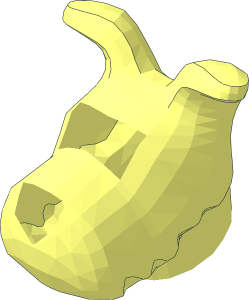 ~Animal Dog Fox Terrier Head without Patternable Areas