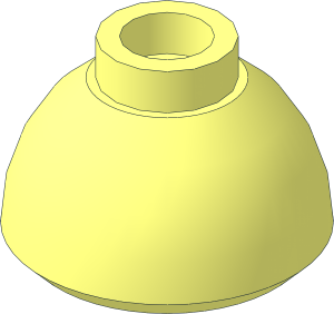 =Brick Round  1.4 x  1.4 x  0.667 Dome Top