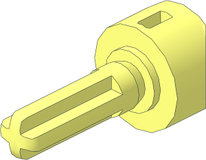 =Technic Steering Constant Velocity 8mm Joint Female with 2L Axle