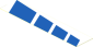 Sticker  0.9 x  4.1 with Blue Stripes Left