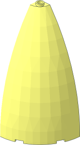 ~Panel Cone  3 x  6 x  6 Elliptic Parabolic Half