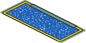 Sticker  1.8 x  4.3 with Screen with Stars and Constellations