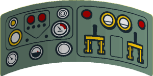 Sticker  1.8 x  4.3 with Retro Control Panel (Formed)