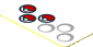Sticker  0.8 x  1.8 with 3 Poké Balls and 3 Empty Sockets