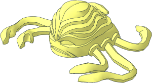 Minifig Headdress Kraang with Tentacles