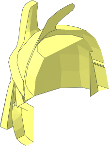 ~Minifig Helmet TMNT Shredder - Half