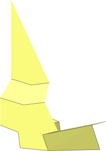 ~Wheel Cover with  7 Double Spoke for Wheel 13.4 x 24 Center 1/10