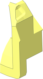 ~Wheel Cover with  7 Double Spoke for Wheel 13.4 x 24 Spoke Half