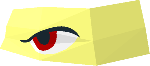 ~Minifig Head Ninja Turtle - Patternable Area Eyes with Donatello Red Eyes Angry Pattern