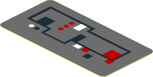 Sticker  0.9 x  1.8 with Buttons and Circuitry