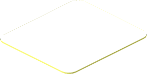 Sticker  0.9 x  0.8 White with Rounded Corners