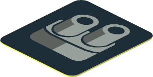 Sticker  0.9 x  0.8 with Twin Exhaust Pipes Right