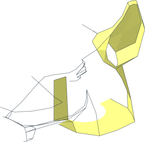 ~Minifig Head Rat (TMNT Splinter) - Main Half