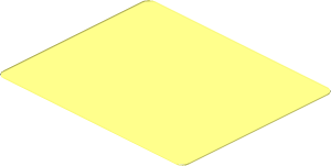 ~Sticker  1.8 x  2.2 with Grey Air Vents on Red Background Right