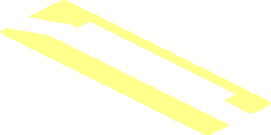 ~Sticker  1.2 x  3.8 with White 'LL929' Left Front Stripe - Common Part