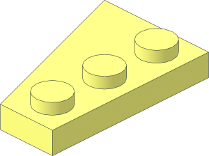 Wing  2 x  3 Right without Chamfer