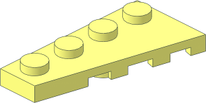 Wing  2 x  4 Left without Chamfer