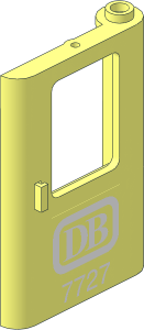 Train Door  1 x  4 x  5 Right with White DB 7727 Sticker