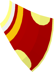 ~Wheel Cover Smooth for Wheel 34 x 56  1/8 Dots and White / Yellow Rings on Red Background Pattern