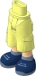 Figure Friends Hips and Legs with Cargo Pants with Light Nougat Legs, Dark Blue Shoes with Sand Blue Laces and Soles Pattern