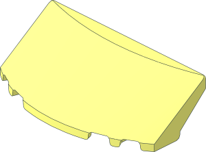 Windscreen  3 x  6 x  1.333